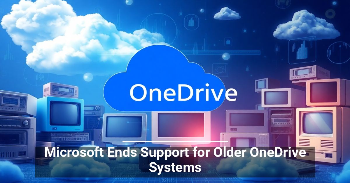 Microsoft Ends Support for Older OneDrive Systems